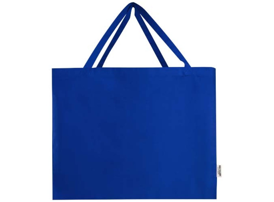 Tote bag grande in cotone riciclato certificato GRS da 220 g/m² Odessa FullGadgets.com