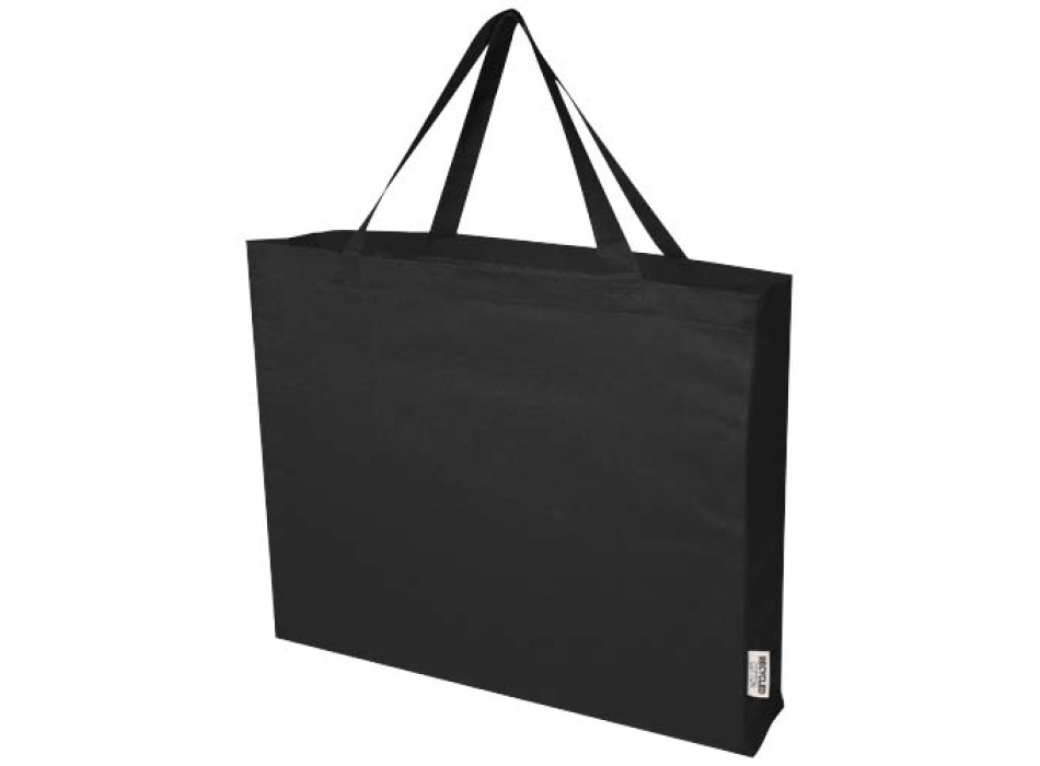 Tote bag grande in cotone riciclato certificato GRS da 220 g/m² Odessa FullGadgets.com