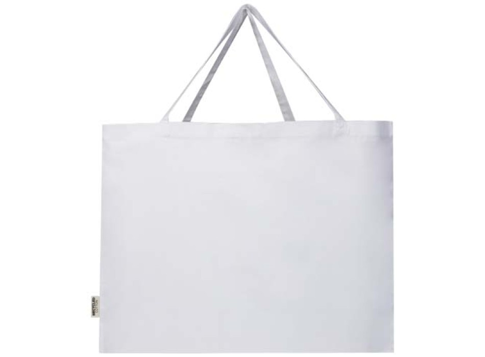 Tote bag grande in cotone riciclato certificato GRS da 220 g/m² Odessa FullGadgets.com