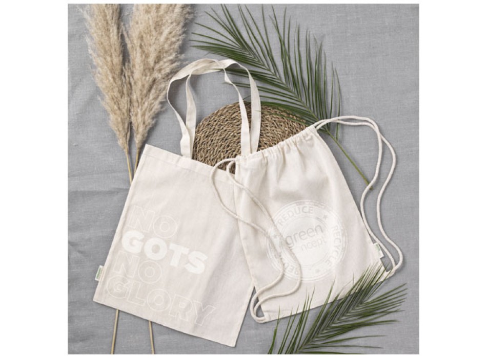 Tote bag in cotone biologico 100 g/m² Orissa - 7L FullGadgets.com