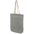 Tote bag in cotone riciclato da 150 g/m² con tasca frontale Pheebs - 9L FullGadgets.com