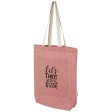 Tote bag in cotone riciclato da 150 g/m² con tasca frontale Pheebs - 9L FullGadgets.com