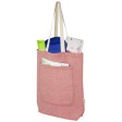 Tote bag in cotone riciclato da 150 g/m² con tasca frontale Pheebs - 9L FullGadgets.com