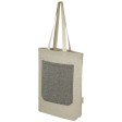 Tote bag in cotone riciclato da 150 g/m² con tasca frontale Pheebs - 9L FullGadgets.com