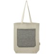 Tote bag in cotone riciclato da 150 g/m² con tasca frontale Pheebs - 9L FullGadgets.com