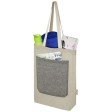 Tote bag in cotone riciclato da 150 g/m² con tasca frontale Pheebs - 9L FullGadgets.com