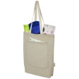 Tote bag in cotone riciclato da 150 g/m² con tasca frontale Pheebs - 9L FullGadgets.com