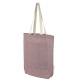 Tote bag in cotone riciclato da 150 g/m² con tasca frontale Pheebs - 9L FullGadgets.com