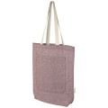 Tote Bag In Cotone Riciclato Personalizzabile Da 150 G/M² Con Tasca Frontale Pheebs - 9L