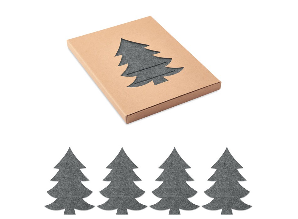 TREESGUARD - Set portaposate in feltro RPET FullGadgets.com