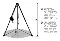 TRIPODE TELESC. 1.15-2.15 MT+VERRIC