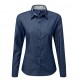 W Denim-Pindot LS Shirt 100%C FullGadgets.com