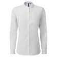 Women’s Banded Collar 'Grandad' Shirt FullGadgets.com