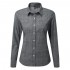 Camicia a Maniche Lunghe in Chambray da Donna 100% Cotone Personalizzabile |Premier