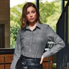 Women's Chambray LS Shirt100%C FullGadgets.com