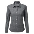 Women's Cotton Slub Chambray Long Sleeve Shirt FullGadgets.com