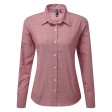 Women's Cotton Slub Chambray Long Sleeve Shirt FullGadgets.com