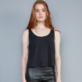 Women'S Crop Vest 100% Cotone Personalizzabile |Mantis