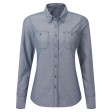 Women's Organic Chambray Fairtrade Shirt FullGadgets.com