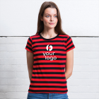 WOMEN'S STRIPY TEE 100%C FullGadgets.com