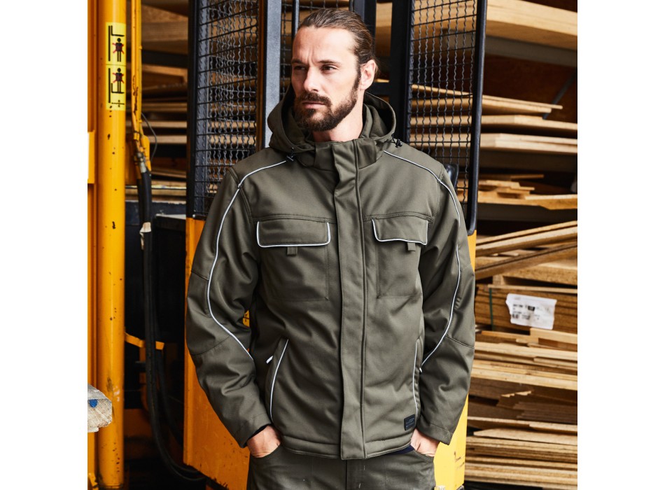 Work.Softsh.Padded Jacket100%P FullGadgets.com