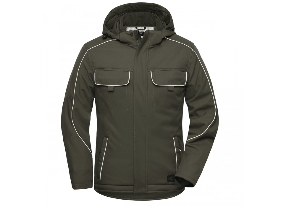 Work.Softsh.Padded Jacket100%P FullGadgets.com