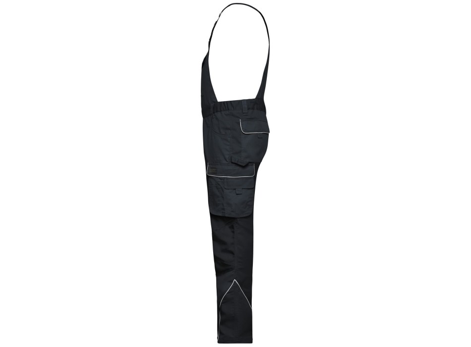 Workwear Pants With Bib - Solid FullGadgets.com