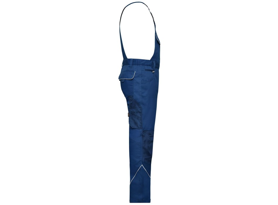 Workwear Pants With Bib - Solid FullGadgets.com