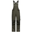 Workwear Pants With Bib - Solid FullGadgets.com