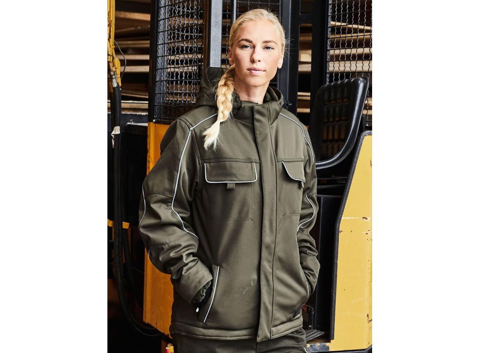 Workwear Softshell Padded Jacket - Solid FullGadgets.com