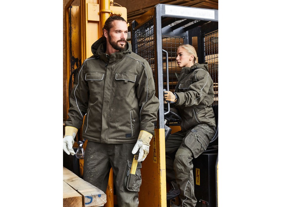 Workwear Softshell Padded Jacket - Solid FullGadgets.com