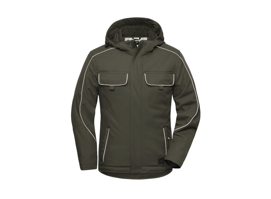 Workwear Softshell Padded Jacket - Solid FullGadgets.com