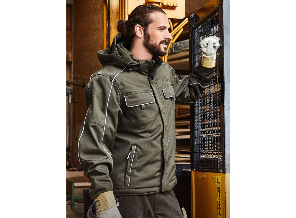 Workwear Softshell Padded Jacket - Solid FullGadgets.com