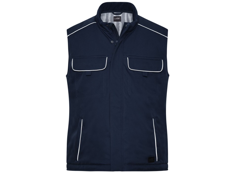 Workwear Softshell Padded Vest - Solid FullGadgets.com