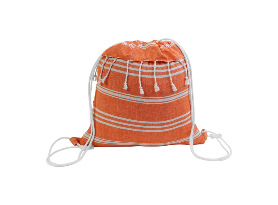 Zainetto fouta in cotone 180 g/m2 con chiusura a strappo FullGadgets.com