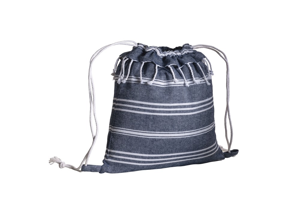 Zainetto fouta in cotone 180 g/m2 con chiusura a strappo FullGadgets.com