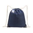 Zaino in cotone denim riciclato con chiusura a strozzo e angoli rinforzati FullGadgets.com