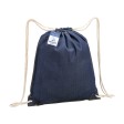 Zaino in cotone denim riciclato con chiusura a strozzo e angoli rinforzati FullGadgets.com