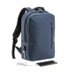 Zaino porta computer poliestere two tone con tre tasche con porta usb esterna FullGadgets.com