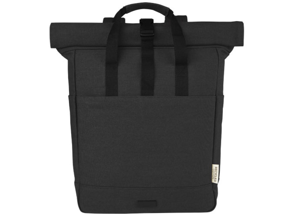 Zaino rolltop per portatile da 15" in tela riciclata certificata GRS Joey - 15L FullGadgets.com