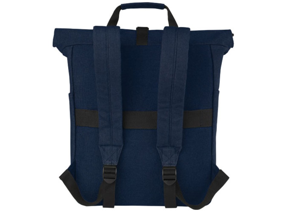 Zaino rolltop per portatile da 15" in tela riciclata certificata GRS Joey - 15L FullGadgets.com