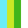 aqua/lime-green/white